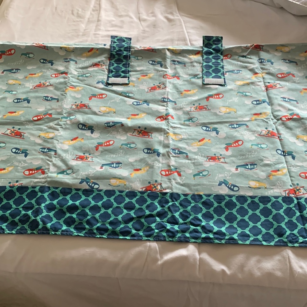 Love Bug Baby Bedding Privacy airplane car seat cover, cotton, machine washable